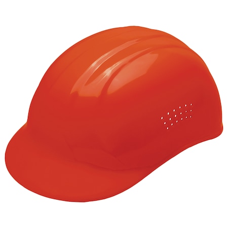 Deltaplus Bump Cap, Front Brim, Polyethylene, Pinlock Suspension, Hi-Visibility Orange WEL19122HO