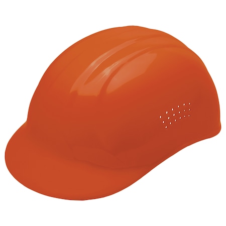 Deltaplus Bump Cap, Front Brim, Polyethylene, Pinlock Suspension, Orange, Fits Hat Size 6-1/2 to 7-3/4 WEL19113OR