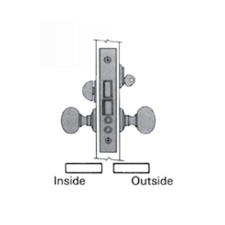 Baldwin Entry Handlesets Oil Rubbed Bronze 6802.102.RR