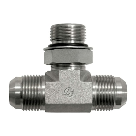 Brennan Industries Fittings, 3/8" Male JIC- 3/8" Male JIC- 3 6803-06-06-06-NWO-FG