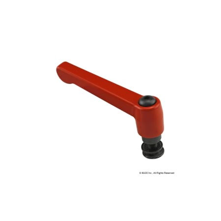 80/20 Red Ratcheting L-Handle 15 S 6806