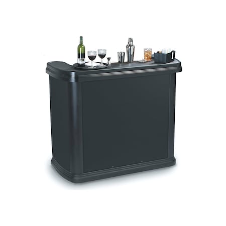 Carlisle Foodservice Portable Bar, Black 755003