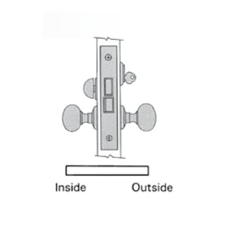 Baldwin Entry Handlesets Oil Rubbed Bronze 6810.102.LR