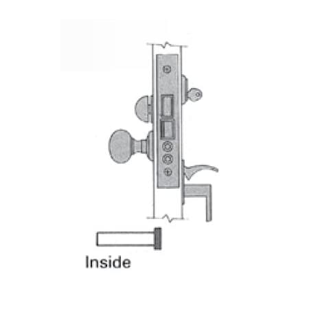 Baldwin Entry Handlesets Lifetime Brass 6832.003.LR