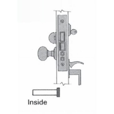Baldwin Entry Handlesets Venetian Bronze 6832.112.R