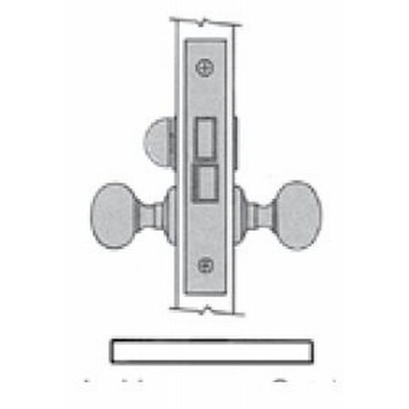 Baldwin Privacy Handlesets Bright Chrome 6845.260.L