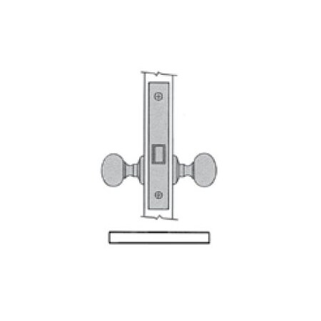 Baldwin Passage Handlesets Oil Rubbed Bronze 6857.102.RR