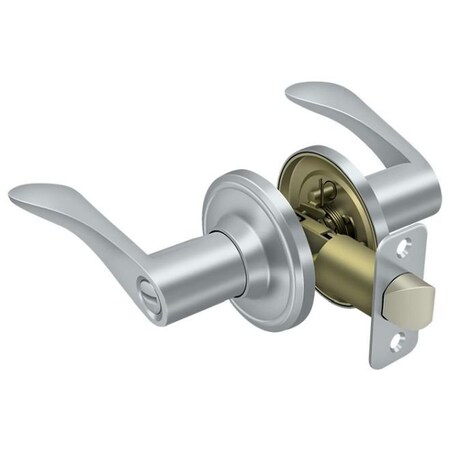 Deltana Trelawny Lever Privacy Left Hand Satin Chrome 6862L-26D