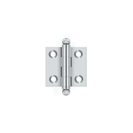 Deltana Bright Chrome Door and Butt Hinge, Holes per Leaf: 2 CH1515U26