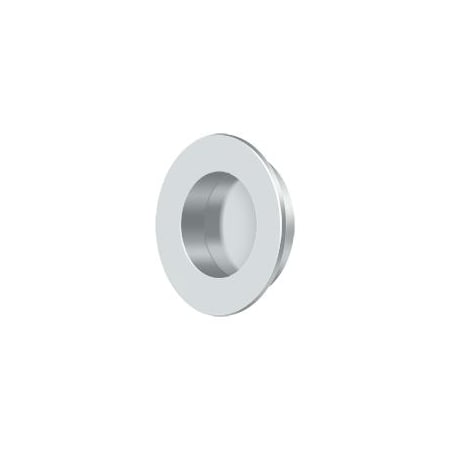 Deltana Round Flush Pull Bright Chrome 1-7/8" FP178U26