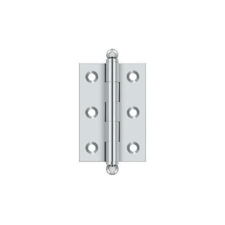 Deltana Bright Chrome Door and Butt Hinge CH2517U26