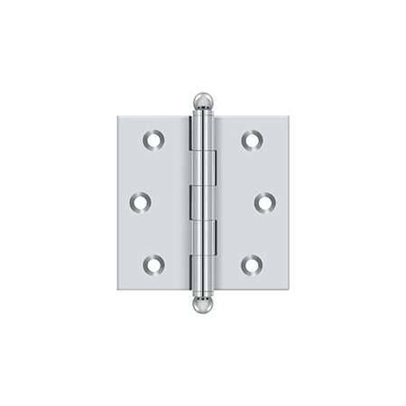 Deltana Bright Chrome Door and Butt Hinge CH2525U26
