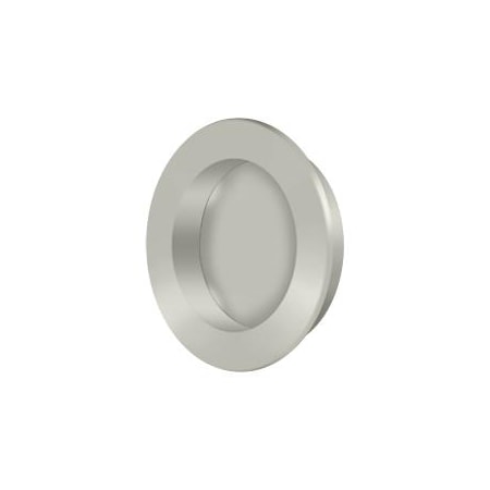 Deltana Round Flush Pull Satin Nickel 2-3/8" FP238U15