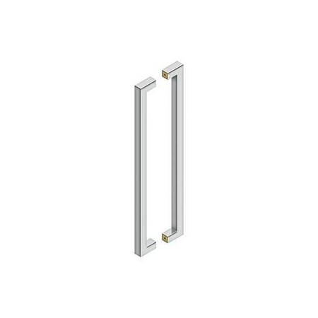 Deltana Back To Back Contemporary Pull Bright Stainless Steel 24" SSPBB2410U32