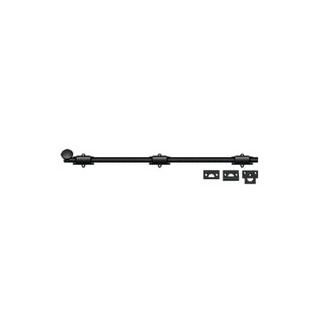 Deltana Surface Bolt, Heavy Duty Black 24" 24SB19