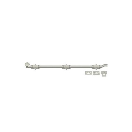 Deltana Surface Bolt With Off-Set, Heavy Duty Satin Nickel 26" FPG2615