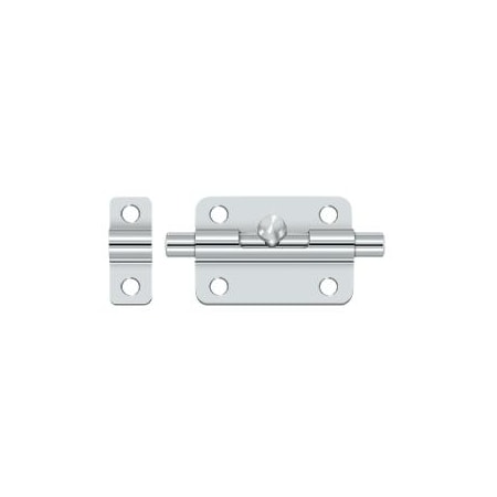 Deltana Barrel Bolt Bright Chrome 3" 3BBU26