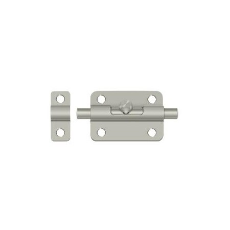 Deltana Barrel Bolt Satin Nickel 3" 3BBU15
