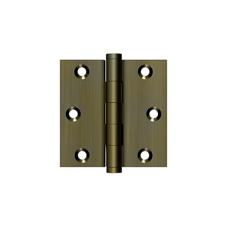 Deltana Antique Brass Door and Butt Hinge DSB35