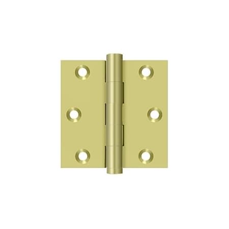 Deltana Bright Brass Door and Butt Hinge DSB33