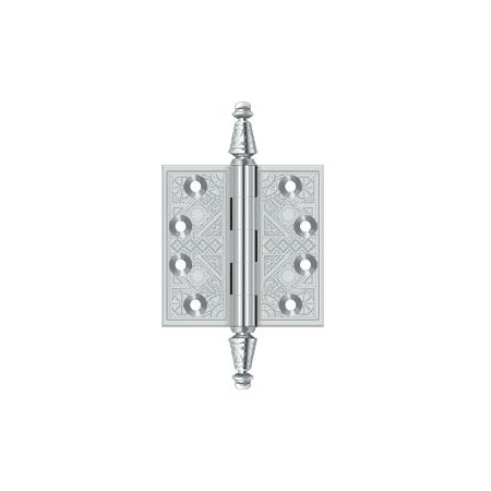 Deltana Bright Chrome Door and Butt Hinge DSBP35U26