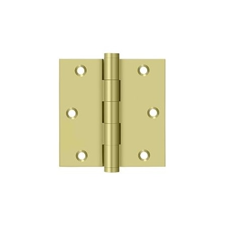 Deltana Bright Brass Door and Butt Hinge DSB353-R