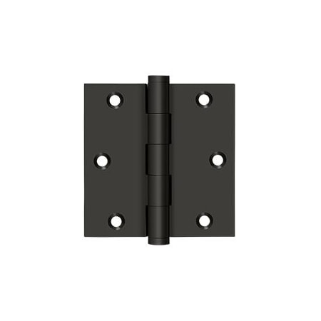 Deltana Oil Rubbed Bronze Square Hinge DSB3510B-R