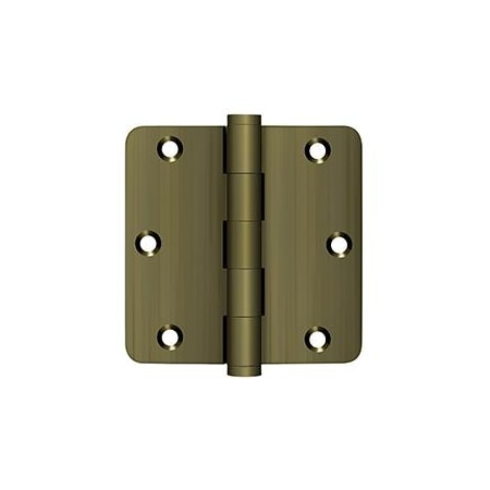 Deltana Antique Brass Radius Hinge DSB35R45