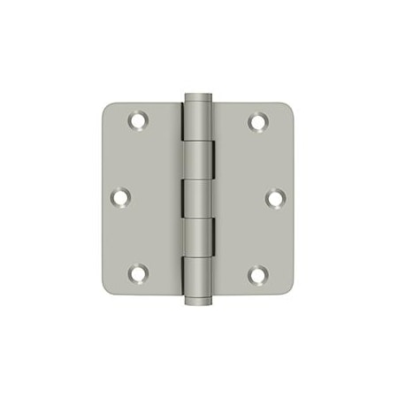 Deltana Satin Nickel Radius Hinge DSB35R415