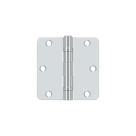 Deltana Bright Chrome Radius Hinge S35R4BB26