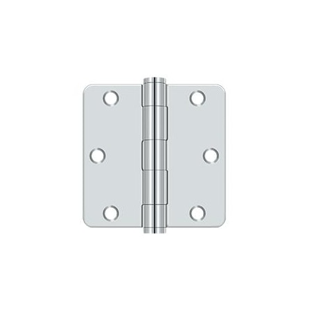 Deltana Bright Chrome Radius Hinge S35R4HD26