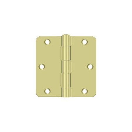 Deltana Zinc Dichromate Plated Radius Hinge S35R4BK2D