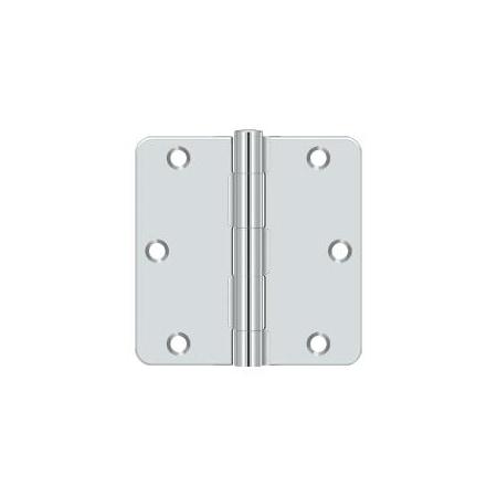 Deltana Bright Chrome Door and Butt Hinge S35R426