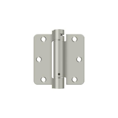 Deltana Satin Nickel Spring Hinge DSH35R415