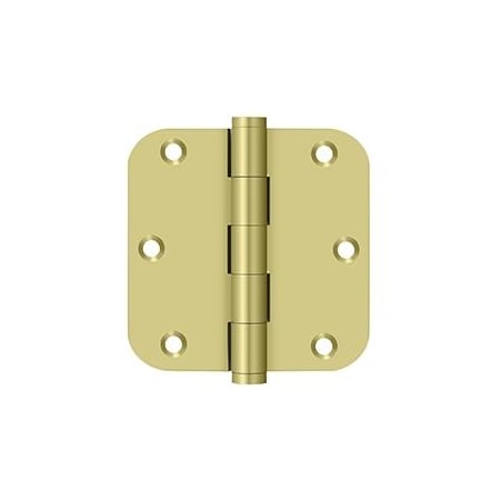 Deltana Bright Brass Door and Butt Hinge DSB35R53