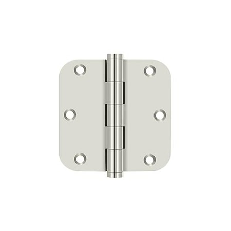Deltana Bright Nickel Door and Butt Hinge DSB35R514