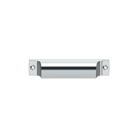 Deltana Rectangular Shell Pull Bright Chrome 4" SHP40U26