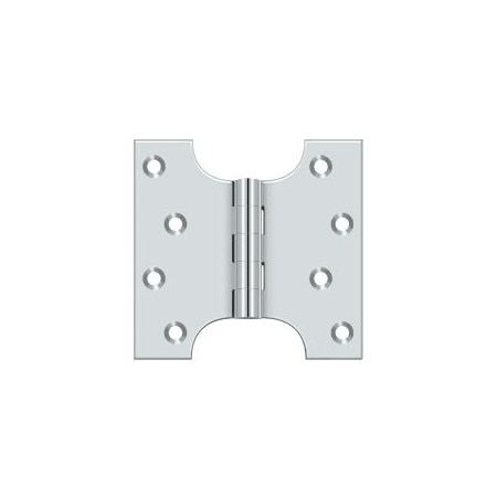 Deltana Bright Chrome Door and Butt Hinge DSPA4040U26