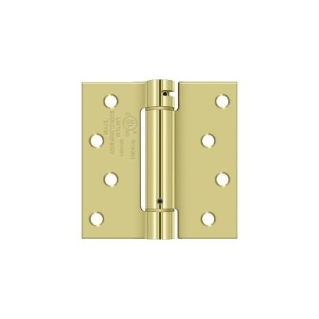 Deltana Bright Brass Spring Hinge DSH44U3