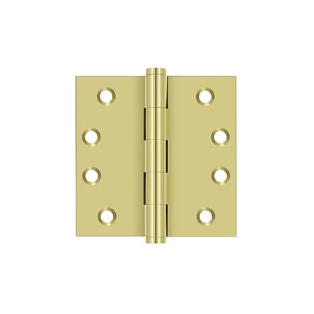 Deltana Bright Brass Door and Butt Hinge DSB43