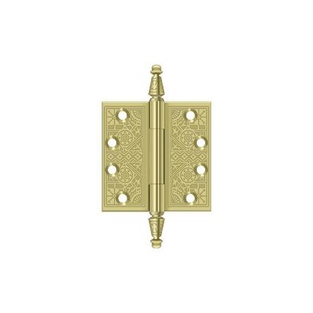 Deltana Bright Brass Door and Butt Hinge DSBP44U3