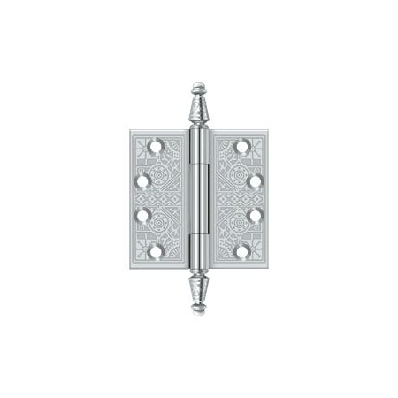 Deltana Bright Chrome Square Hinge DSBP44U26