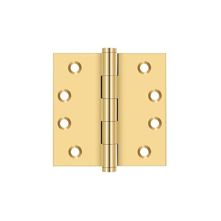 Deltana Lifetime Brass Door and Butt Hinge, Holes per Leaf: 4 CSB44