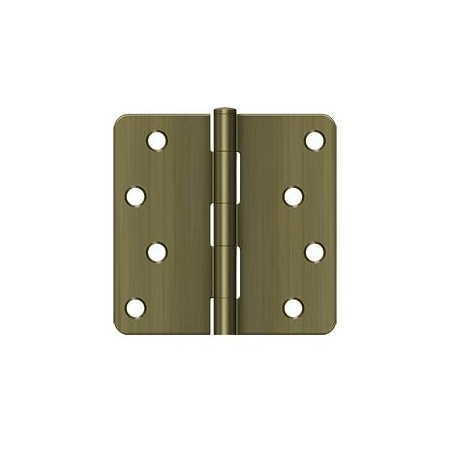 Deltana Antique Brass Radius Hinge S44R45