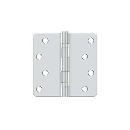 Deltana Bright Chrome Door and Butt Hinge S44R4BB26