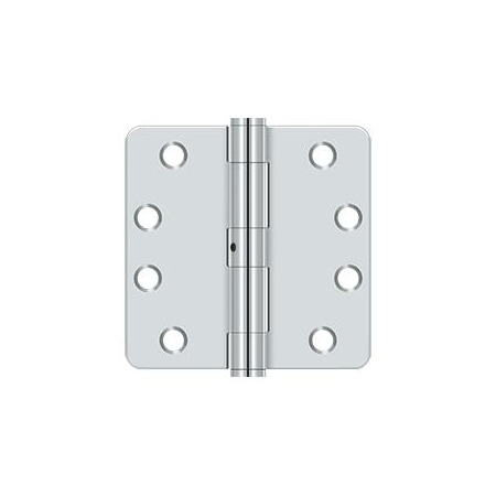 Deltana Bright Chrome Radius Hinge S44R4HDN26