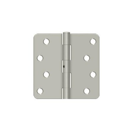 Deltana Satin Nickel Radius Hinge S44R4N15