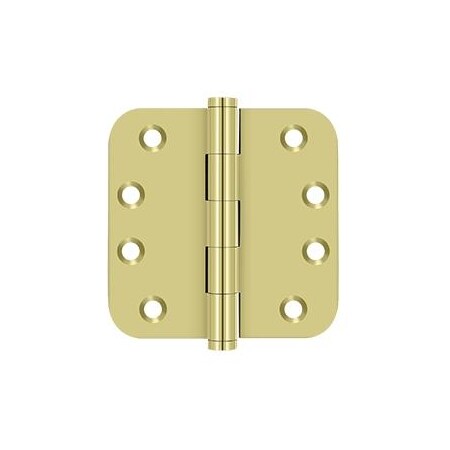 Deltana Bright Brass Door and Butt Hinge DSB4R53-R