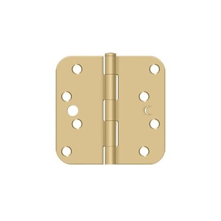 Deltana Satin Brass Door and Butt Hinge S44R5BK4S