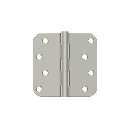 Deltana S44r5bk15 Radius Hinge, Satin Nickel